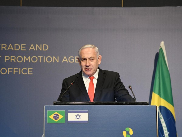 Premierminister Netanyahu bei der Eröffnung der brasilianischen Handelsvertretung